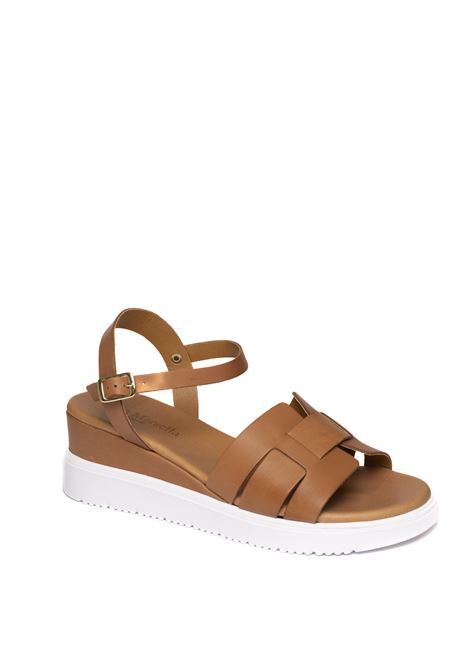 Tan leather sandal YUNA MARSELLA | FZ318VIT-CUOIO